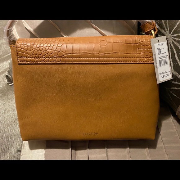 Kenneth Cole Reaction Cognac Lifestyle Mid-Satchel - Picture 3 of 13